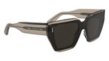Calvin Klein Women's Sunglasses CK24533S - Nude with Solid Brown Wine Lens