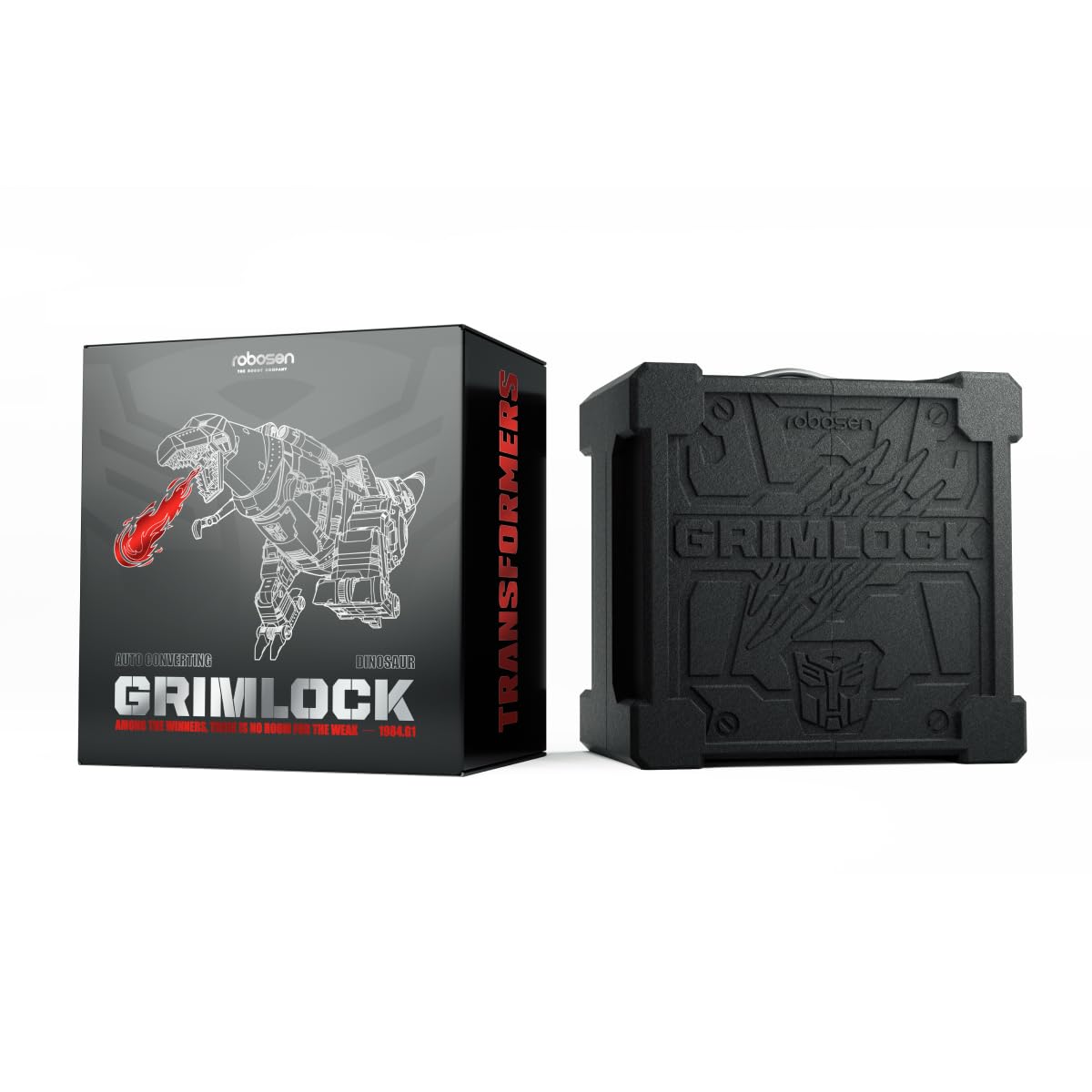 Robosen Edición Flagship Grimlock Robot: Primer Robot transformable automático de Doble Forma del Mundo, controlado por Voz con integración de App