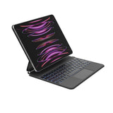 Belkin Teclado Bluetooth Pro con Funda y Soporte magnético, Teclado para iPad, Control Multi-gestor, Soporte magnético para lápiz de Apple, QWERTZ, Teclas Multimedia para iPad Air M2 de 13 Pulgadas y