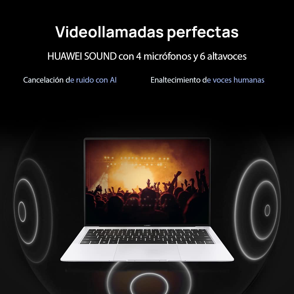 HUAWEI MateBook X Pro 2022 - Ordenador portátil, Pantalla táctil de 14.2" 3.1K (Intel Core i7-1260P, 16GB RAM, 1T SSD, Intel Iris Xe Graphics LPDDR5) Azul Tinta - Teclado QWERTY Español