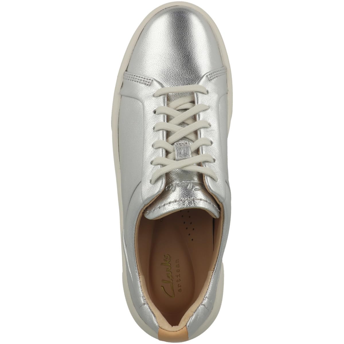 Clarks 261763084, Zapatillas Mujer, Off White Lea, 42 EU