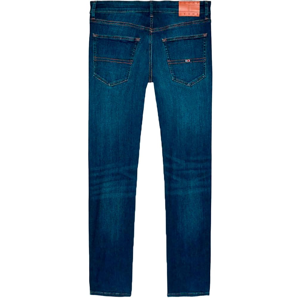 Tommy Jeans Slim para Hombre, Mezclilla (Denim Dark), 30W / 32L