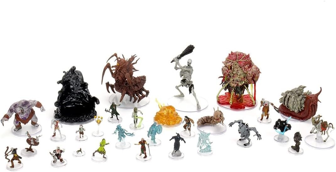 Wizkids D&D Icons of The Realms: Boneyard 8ct ladrillo (Set 18) | DND Miniaturas Halloween