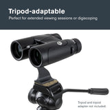 Celestron 72332 Nature DX ED 8x42: prismáticos para aves y exteriores, lentes objetivo con dispersión baja, revestimiento múltiple completo y prismas BaK-4, carcasa revestida resistente al agua y vaho