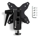 Manfrotto TetherGear Soporte de Monitor VESA-Pantallas-TV-Accesorio Soporte Iluminación-Carga 30 kg -Orificio Roscado 3/8”-Adaptador Hembra 16 mm-Compatibilidad VESA 75 x 75 y 100 x 100 mm-MLTSA1001B
