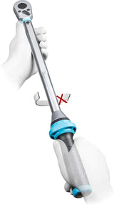 Hazet Llave dinamométrica 5111-3CT, cuadradillo 10mm (3/8 pulgada), carraca reversible min-max: 20 - 120 Nm, herramienta para cambiar neumáticos y trabajar en vehículos de motor/coches y bicicletas
