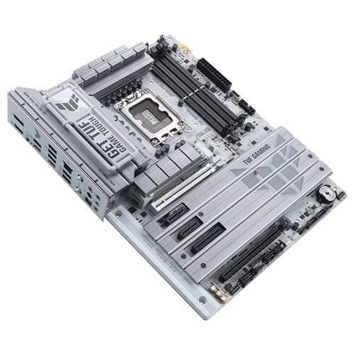 ASUS TUF Gaming Z890-PRO WiFi - Placa Base ATX, 16+1+2+1 (80A) etapas de Potencia, DDR5, PCIe 5.0 Compatible con GPU de última generación, USB4, USB 20 Gbps con Carga rápida PD, Cuatro M.2, Wi-Fi 7