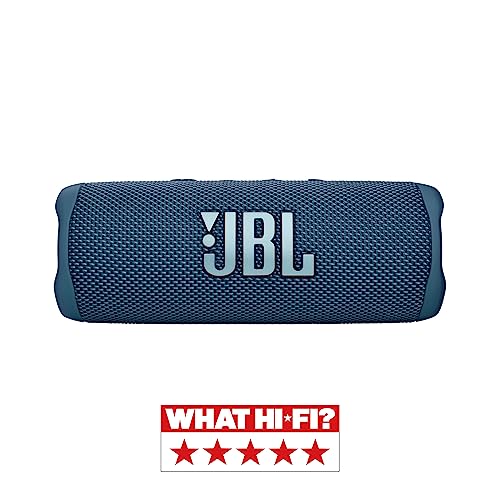 JBL Altavoz Bluetooth portátil Flip 6 Altavoz resistente al agua y al polvo IPX67, compatible con JBL PartyBoost, hasta 12h de batería, azul