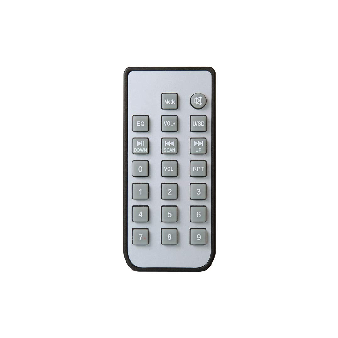Dynavox VT-80 MK Amplificador estéreo Compacto, 4 terminales de Altavoz atornillables, Control Remoto para entradas Digitales (USB, Tarjeta SD), Antena BT integrada y Radio FM, Plateado