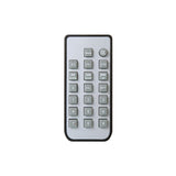 Dynavox VT-80 MK Amplificador estéreo Compacto, 4 terminales de Altavoz atornillables, Control Remoto para entradas Digitales (USB, Tarjeta SD), Antena BT integrada y Radio FM, Plateado