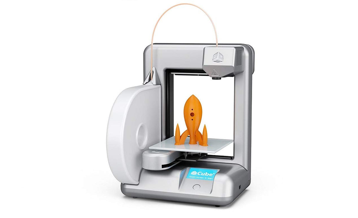 Cubify 381000 Cube 3D 2ª generación - Impresora 3D (WiFi, Plug & Play) [importado, enchufe UK], color plateado
