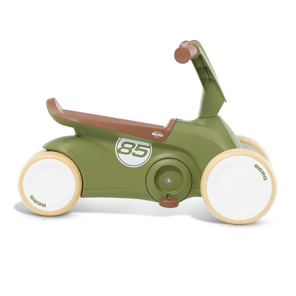 Berg GO² - Coche Antideslizante 2 en 1, diseño Retro, Color Verde