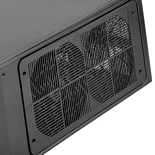 SilverStone SST-GD09B - Grandia HTPC ATX Carcasa de ordenador, Rendimiento silencioso con alto flujo de aire, negro