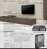 SilverStone SST-ML08B-H - Carcasa de Ordenador Milo Slim HTPC Mini-ITX, con asa, Negro