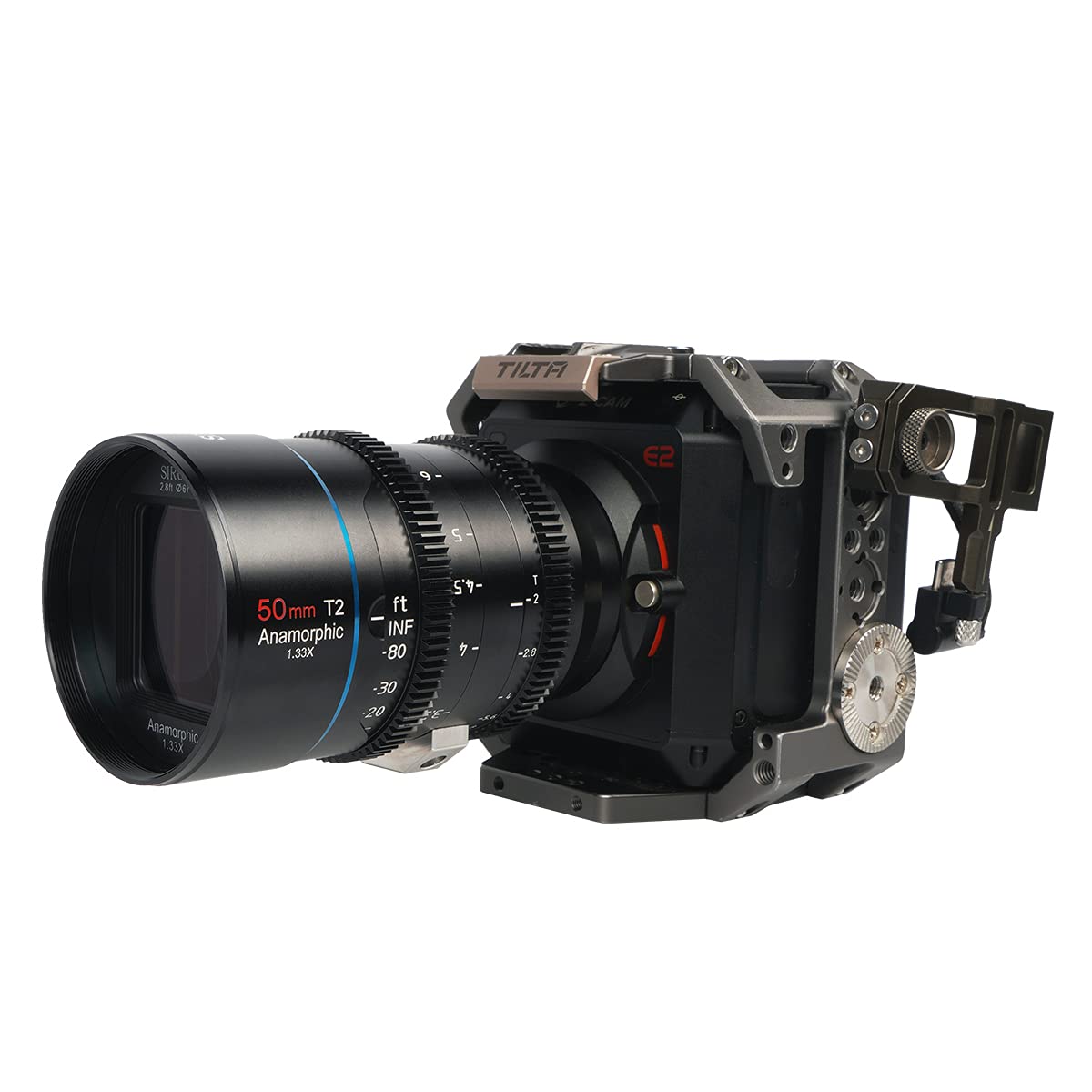SIRUI Mars Juego de Cine Cinema Objetivo Lens Lenses Lente Anamorphic 1.33x T2 a T2.9, Kit de Lentes MFT (Lentes Anamorphic M4/3 de 24 mm, 35 mm, 50 mm, 75 mm)