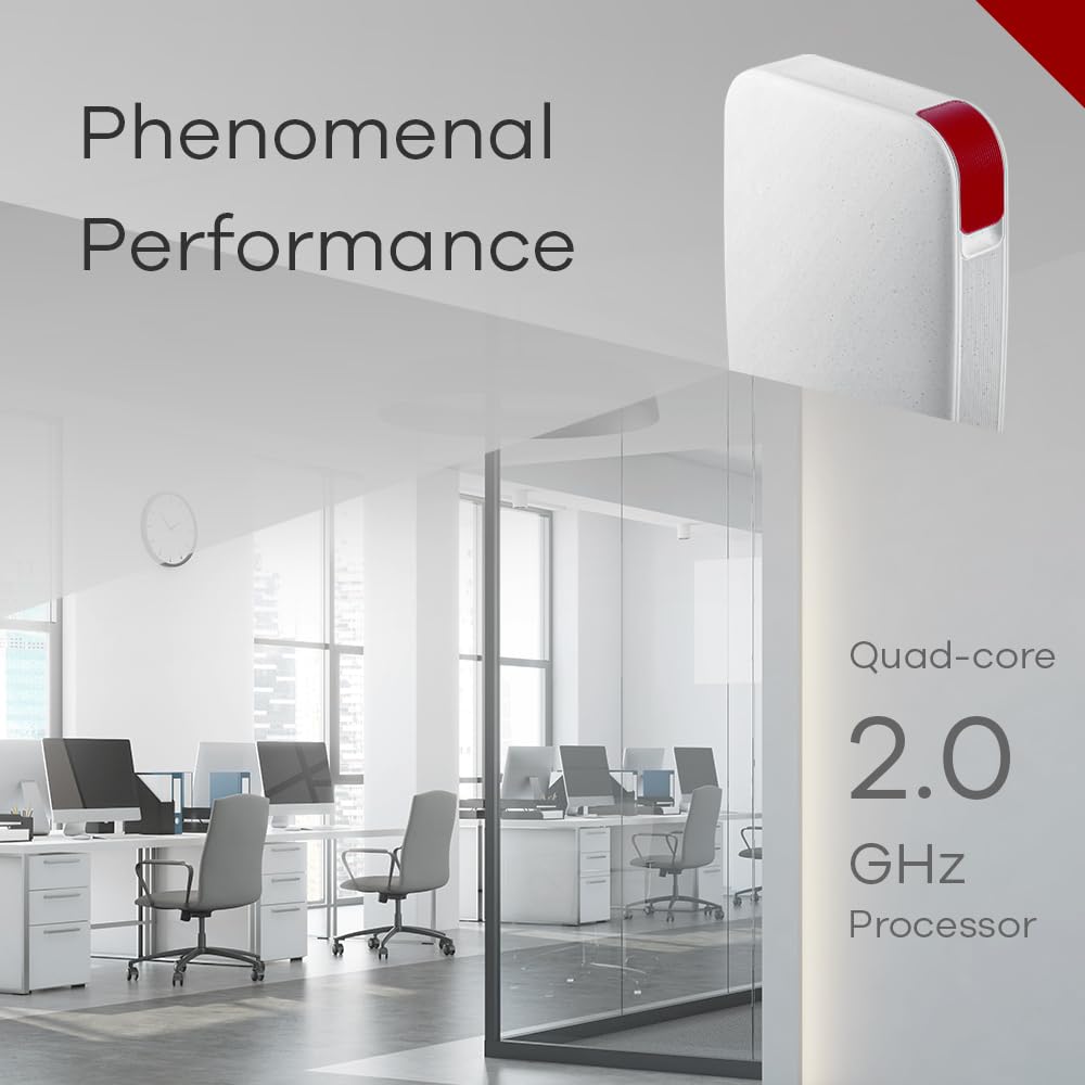 Zyxel Security Router Firewall con AX6000 Dual-Band WiFi | Seguridad de Red sin suscripción | 2 x 2.5G Puertos Ethernet | Gestionable a través de Nebula App | Cloud Getaway [USG Lite 60AX]