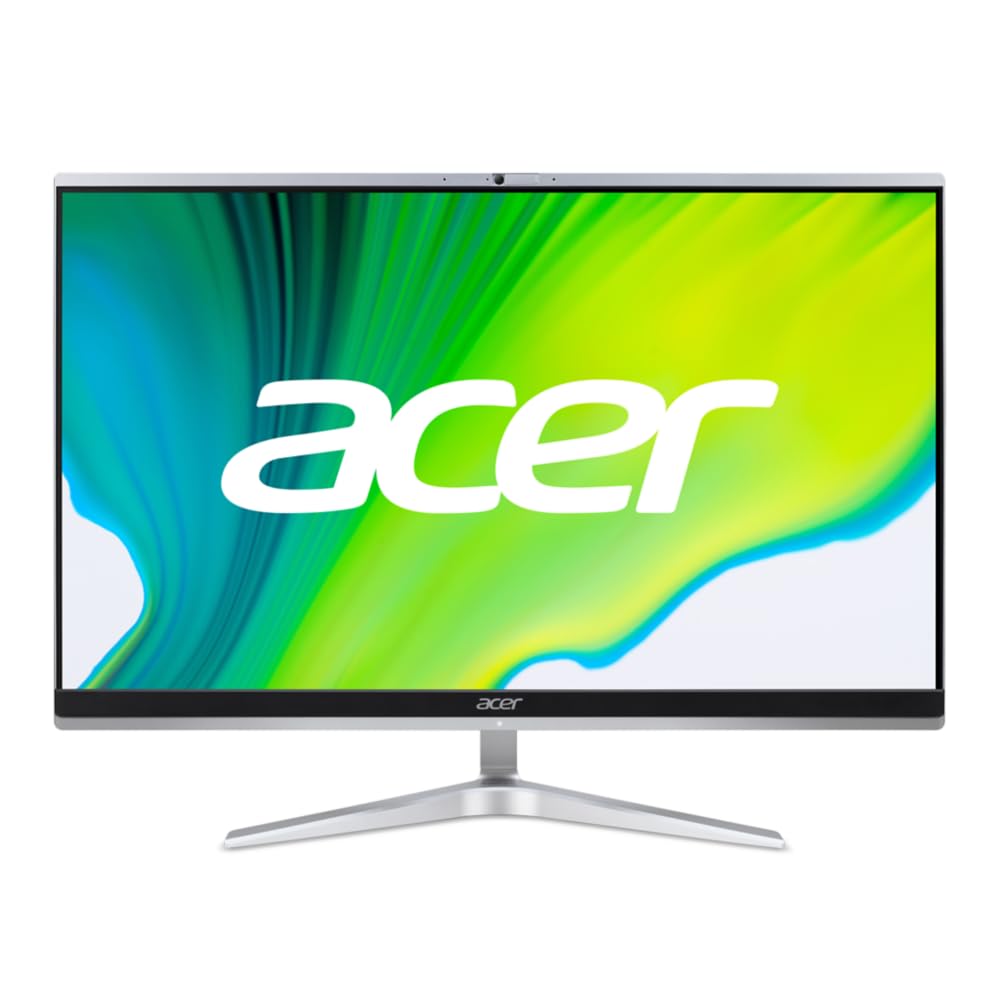 acer Aspire C24-1650, PC Desktop AIO, Intel Core i3-1115G4, 8 GB DDR4, 512 GB SSD, 23,8" Pantalla IPS FHD LED LCD, Intel UHD, WiFi, Webcam, Sin Sistema operativo/Teclado + Mouse inalámbricos