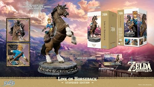 First4Figures - The Legend of Zelda: Breath of The Wild (Link On Horseback) Resin Statue