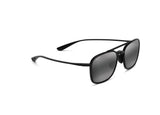 Maui Jim Keokea Gafas, Black, 55-19-150 Unisex Adulto