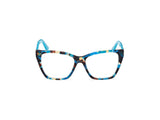 GUESS Gu50235 Marcos para Gafas recetadas, 087 Turquoise/Avana, 52/15/140 para Mujer