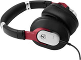 Austrian Audio Hi-X15, auriculares profesionales para estudios de grabación, salas de ensayo o uso diario (circumaurales, almohadillas de espuma con memoria, conector jack de 3,5 mm), negro/rojo