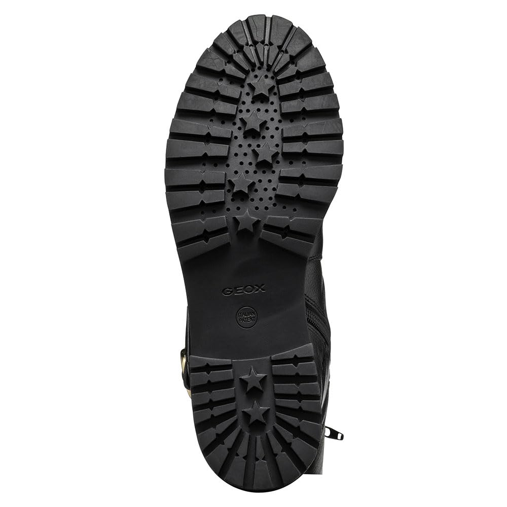 Geox D Hoara A, Botas de Moda Mujer, Negro, 39 EU