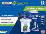 Magnum de Graco 26D527 TrueCoat 360 Variable Speed, pulverizador de Pintura airless con Cable portátil, Modelo UE, Uso doméstico, pequeños proyectos Decorativos (presión máxima 138 Bar)