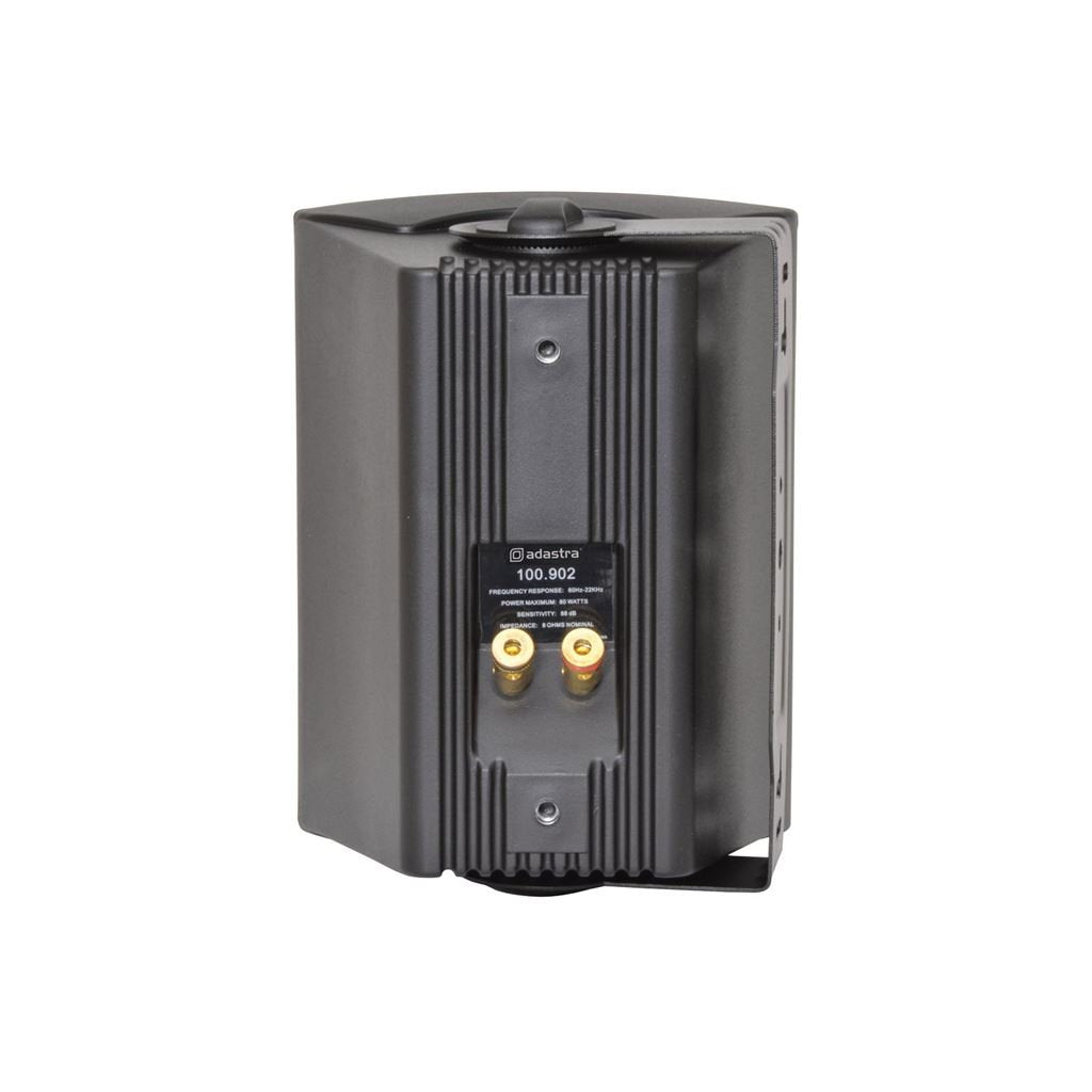 Adastra | Altavoces estéreo de alta calidad suministrados en pares | 70W Max | Negro