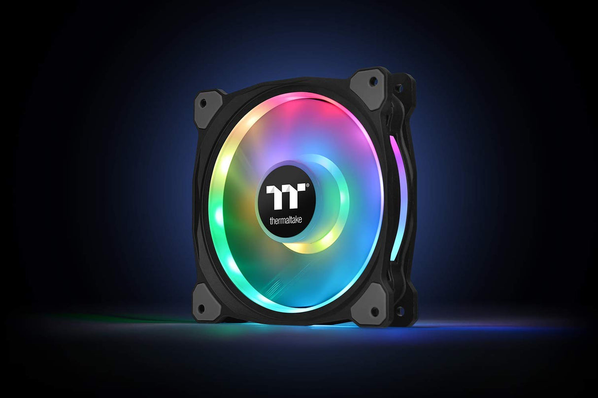 Thermaltake Riing Duo 14 RGB Radiator Fan 3 Pack Dual Riing/Paquete de 3 Ventiladores para PC