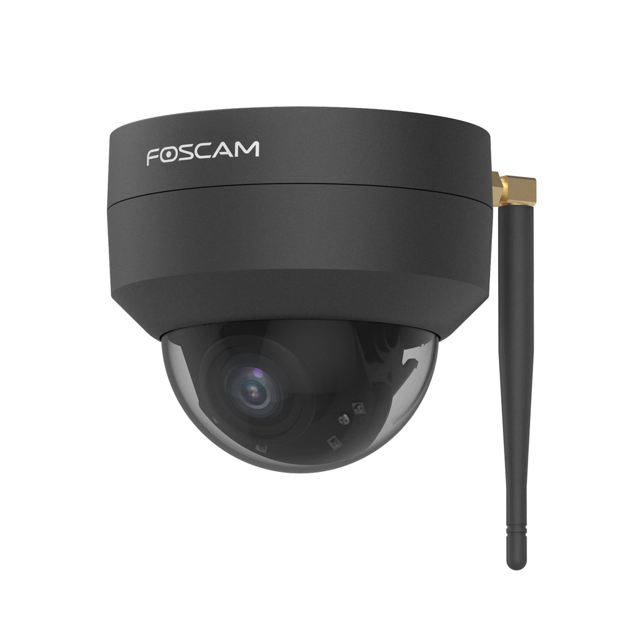 Foscam D4Z-B – Cámara IP Wi-FI Exterior motorizada 4MP – Zoom óptico x4 – Detección de Movimiento Inteligente 1 Unidad (Paquete de 1) Negro