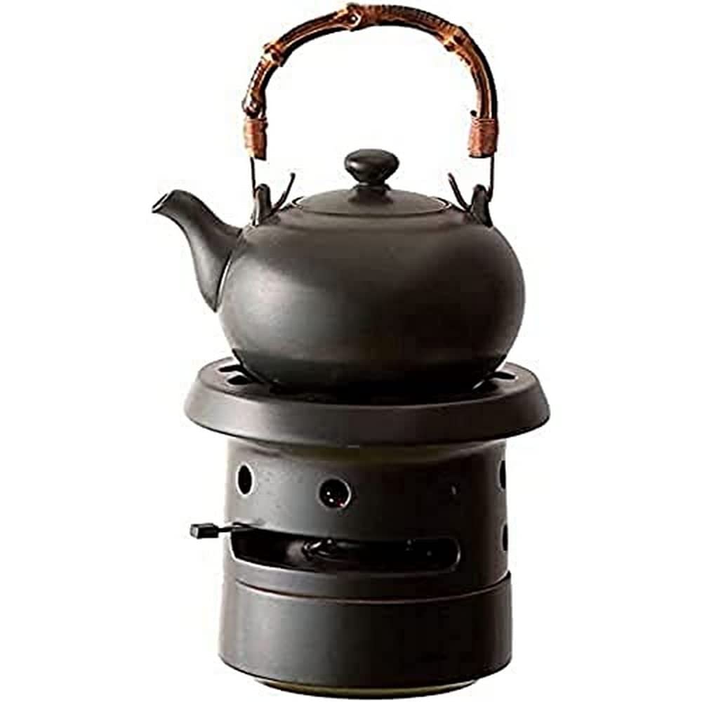 Tea Soul | Juego de tetera Lin's Ceramic Studio con estufa negra