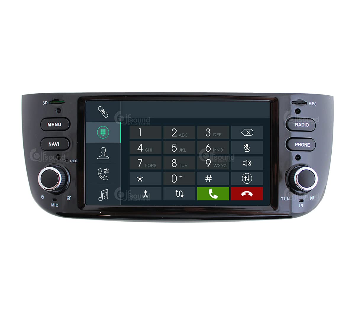 Autorradio de Ajuste Personalizado para Punto EVO Android GPS Bluetooth WiFi Dab USB Pantalla táctil Full HD 6,2" procesador de 8 núcleos y comandos de Voz