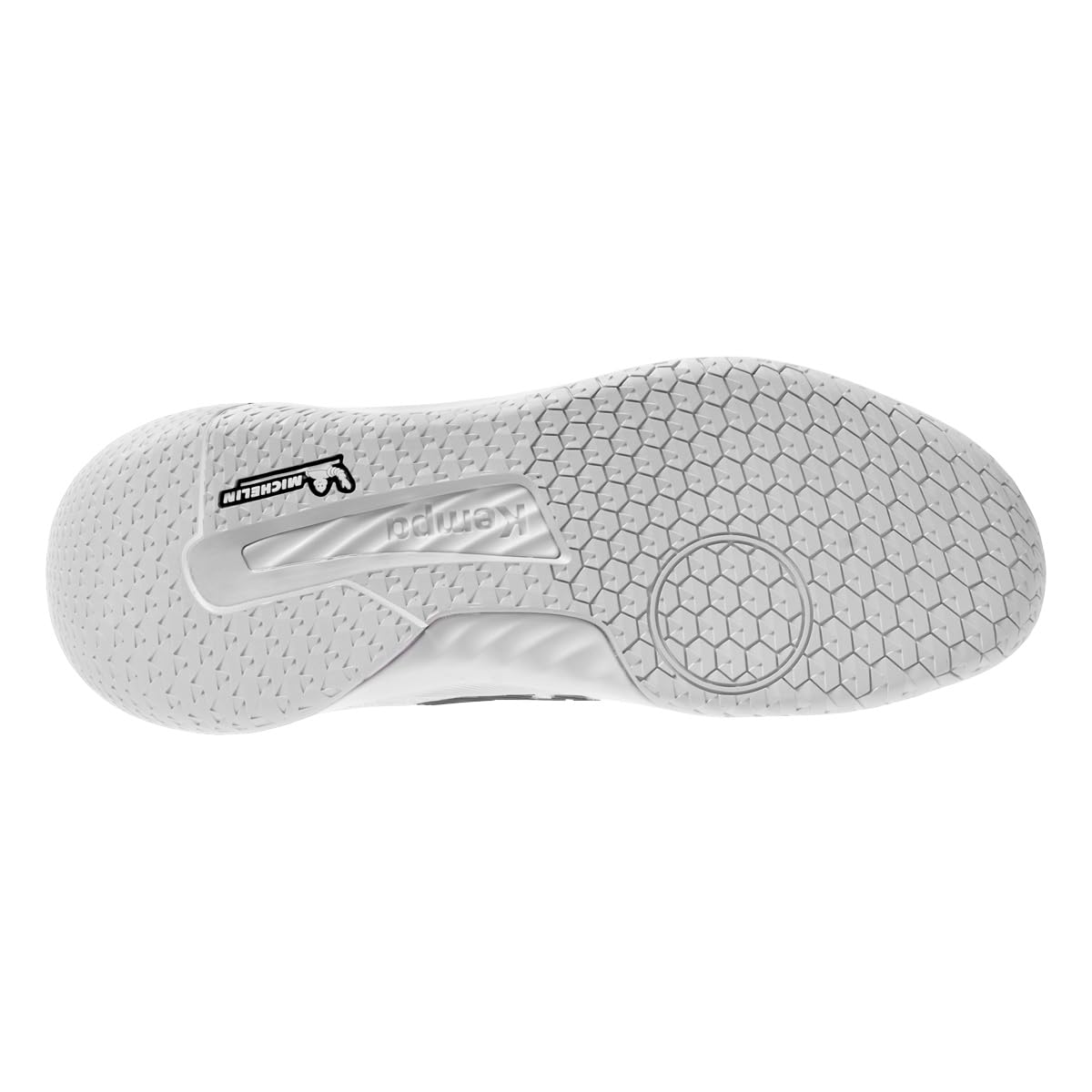 Kempa Kourtfly Two Zapatillas de Balonmano para Mujer, Blanco/Morado, 38 EU