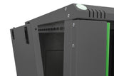 DIGITUS Armario de red - rack de 19 pulgadas - 7UA - montaje en la pared - profundidad 600 mm - capacidad de carga 60 kg - serie Dynamic Basic - negro