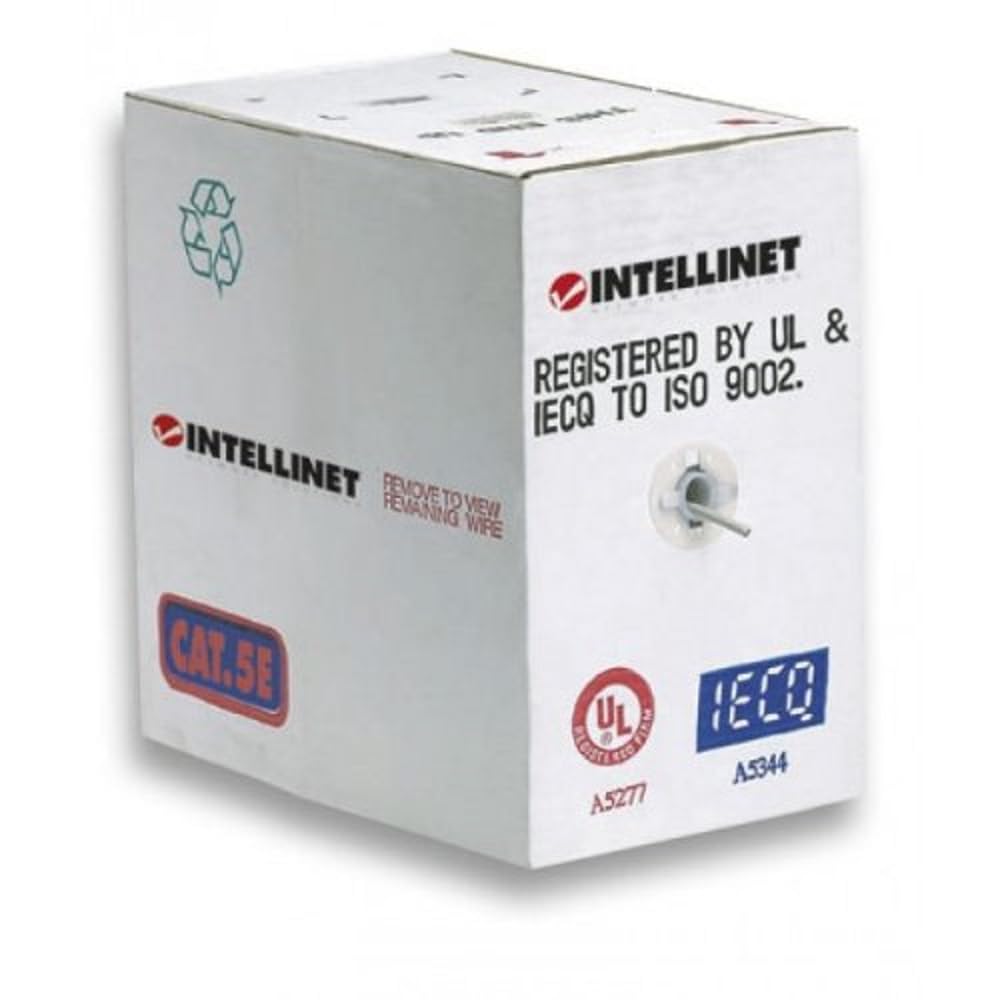 Wentronic Goobay 95709 Cables Cat6 S/FTP/Cable de Red ethernet/Bobina Cable de Red cat6 / Low Smoke Zero Halogen (LSZH) / Gris / 305m