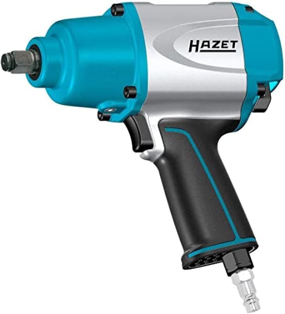 Llave de impacto neumática HAZET 9012SPC I Máx. par de liberación: 850 Nm, salida: cuadrado 12,5 mm, presión de funcionamiento: 6,3 bar I mecanismo de impacto de perno de alto rendimiento