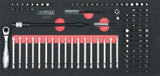 KS Tools 714.0452 - Lote de herramientas, 6 cajones para carrito con un total de 455 piezas