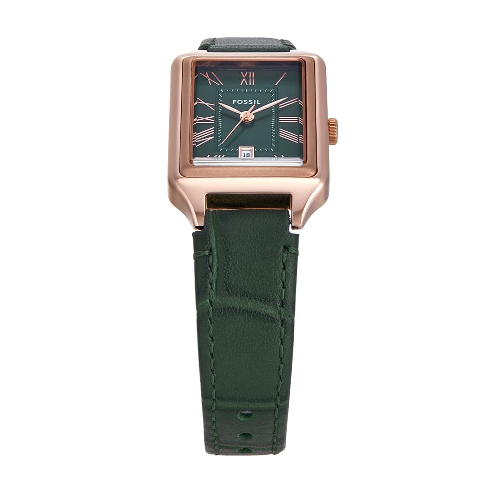 Fossil Reloj Analógico para Mujeres de Cuarzo con Correa en Cuero ES5366