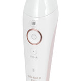 Braun Silk-épil 9 Flex - Depiladora facial para mujer con cabezal flexible de 360 ° para depilación fácil, en húmedo y seco, depiladora con capucha recortadora