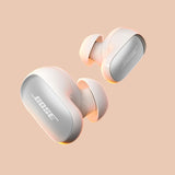 Bose Novedad auriculares de botón QC Ultra Bluetooth (2.ª gen), auriculares de botón inalámbricos con cancelación de ruido, hasta 6h de batería, IPX4, audio inmersivo, graves profundos, Blanco ahumado