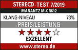 Marantz Professional, Sistema de Audio con Streamer Melody X (M-Cr612), Color Plata Oro