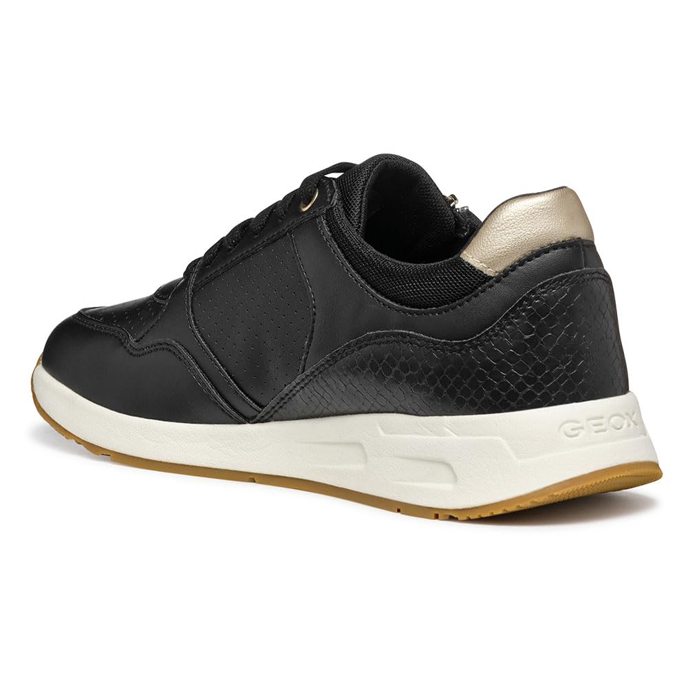 Geox D BULMYA B, Zapatillas Mujer, Black, 40 EU
