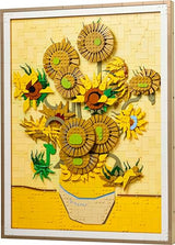 LEGO Art Vincent van Gogh: Los Girasoles, Maqueta 3D para Construir para Adultos de Obra de Arte, Flores Artificiales y Decoración del Hogar, Construcción Creativa, Regalo para Mujeres y Hombres 31215