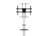 Equip 650630 Soporte de TV con Ruedas 37-86" VESA 600x400 50KG Máx Plata