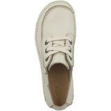 Clarks Funny Dream, Oxford Mujer, Cream Leather, 39.5 EU