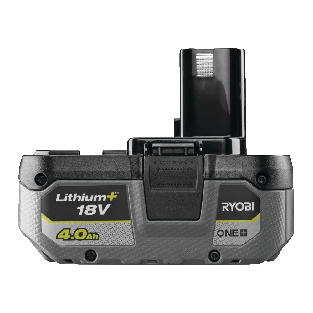 RYOBI ONE+ 18V Taladro percutor sin escobillas – 54 Nm, mandril 13 mm, 2 velocidades (0–450/0–1.700 rpm), 24 posiciones de par – Incluye baterías 2,0 Ah + 4,0 Ah y cargador