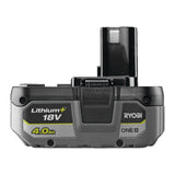 RYOBI ONE+ 18V Taladro percutor sin escobillas – 54 Nm, mandril 13 mm, 2 velocidades (0–450/0–1.700 rpm), 24 posiciones de par – Incluye baterías 2,0 Ah + 4,0 Ah y cargador