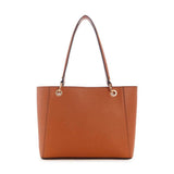 GUESS Noelle Small Noel Tote, Bolsa de Hombro para Mujer, marrón Claro, Talla única