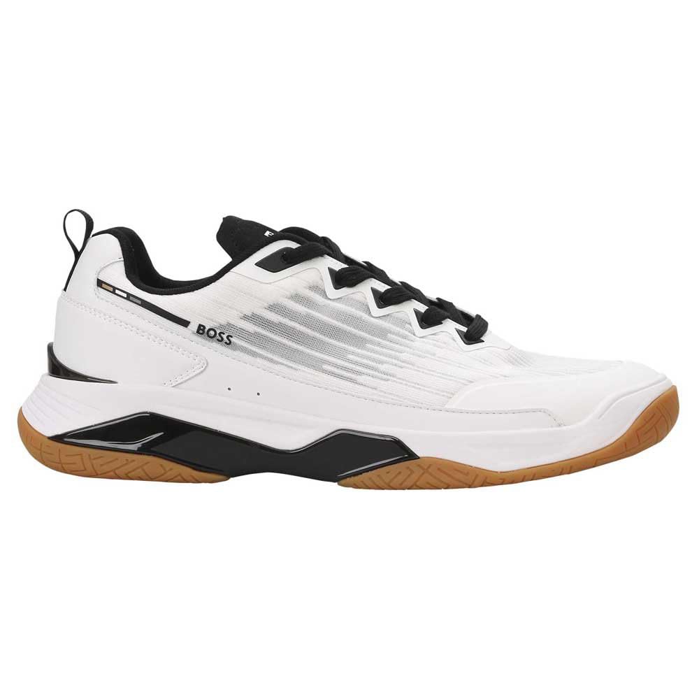 BOSS Courtstride_Tenn_me, Tenis Hombre, Natural, 44 EU