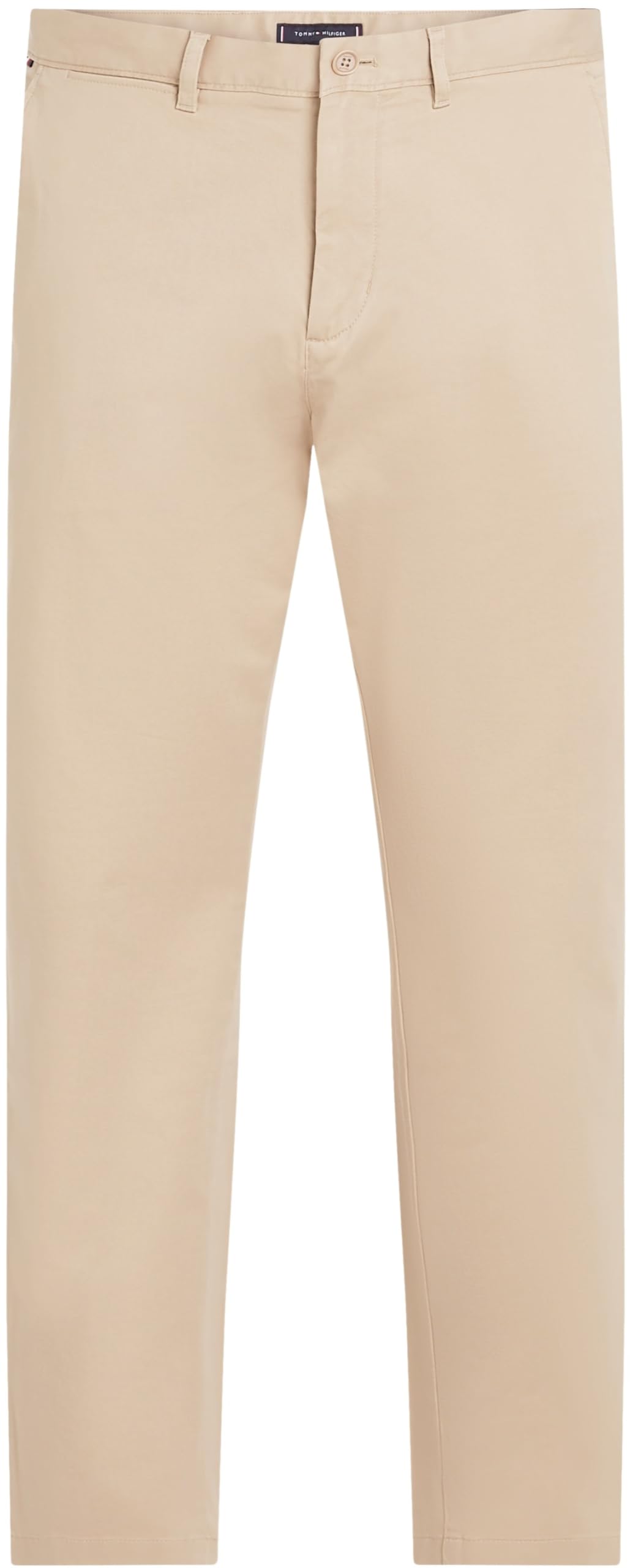 Tommy Hilfiger Pantalón Chino Hombre Tapered Fit, Beige (Batique Khaki), 32W/36L